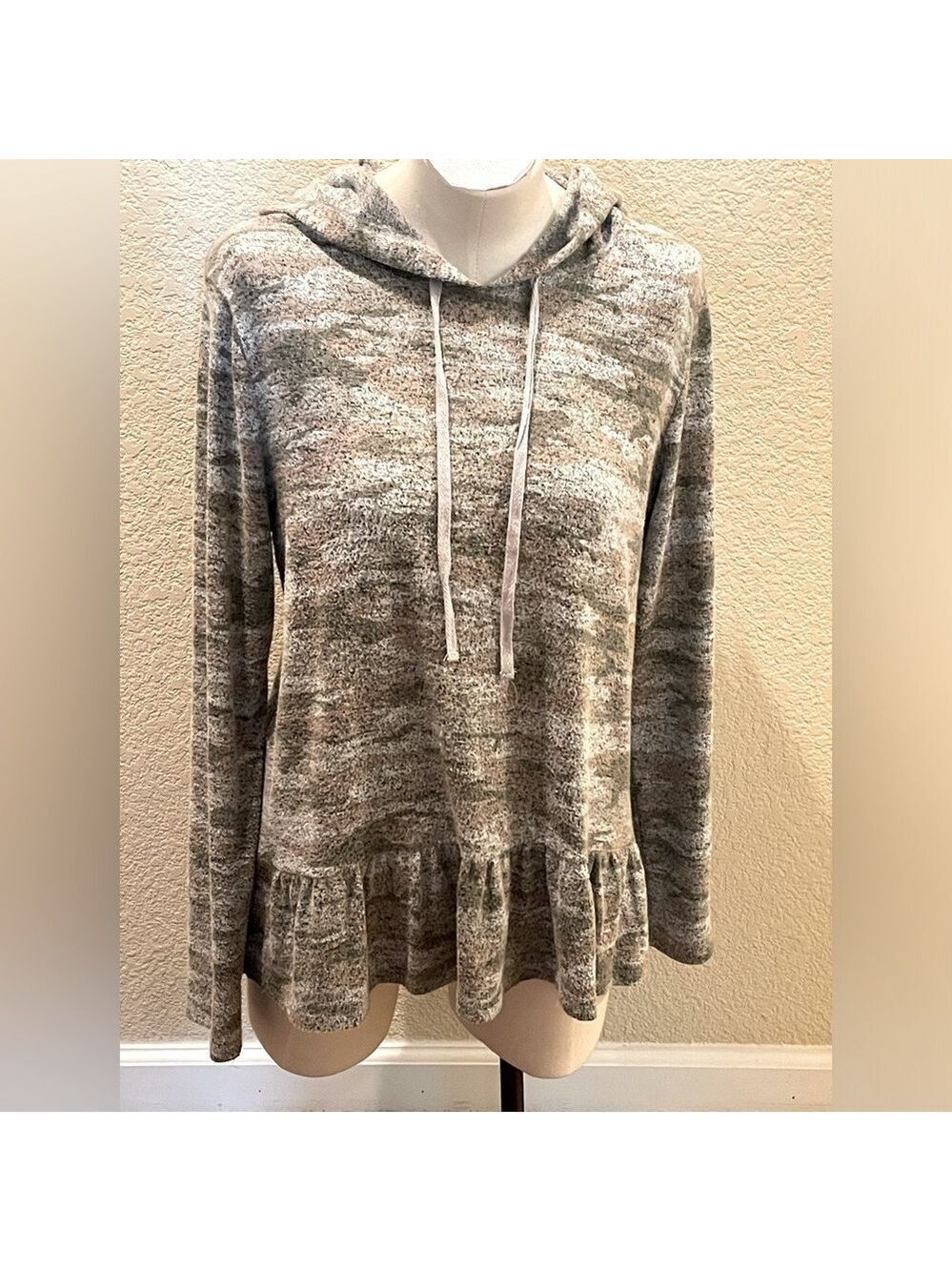 Tunic Length Hoodie Top